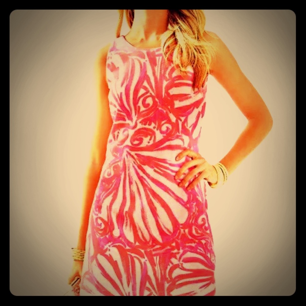 NWT Lilly Pulitzer Pink Callie Shift Dress Sz S